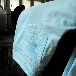 Silver Suki Skinny Aquamarine Jeans W26 L31